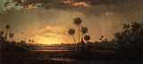 Sunrise Paintings - Sunrise, Florida by Martin Johnson Heade